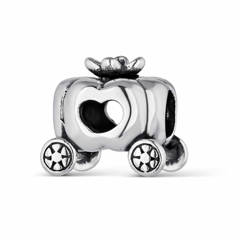 Abalorio carroza plata  1