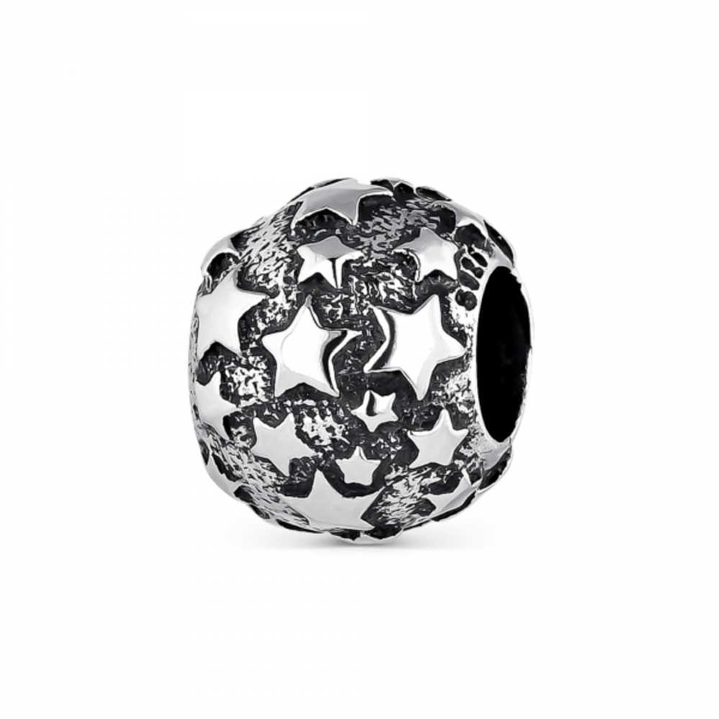 Abalorio cielo estrellado plata 1