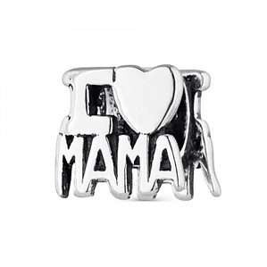 Abalorio te quiero mamá plata