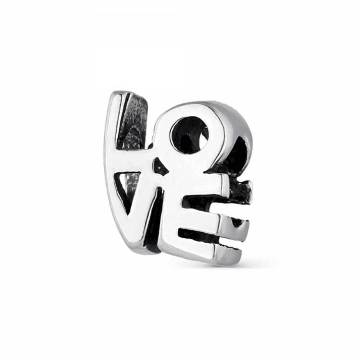 Abalorio love plata  1
