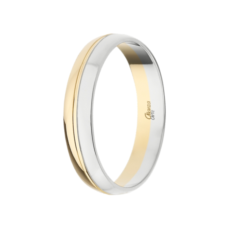 Alianza combinada Oro 4 mm 1