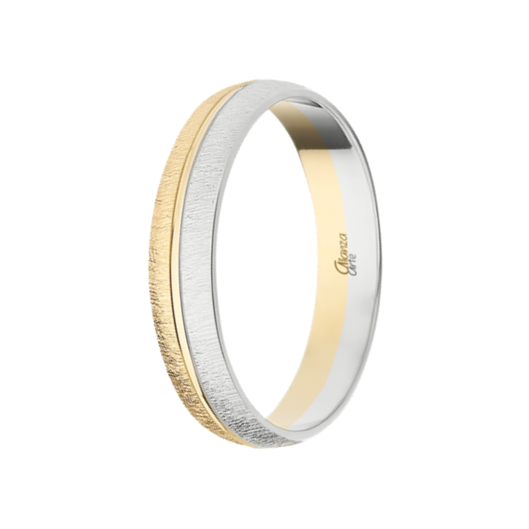 Alianza combinada Oro 4 mm 5