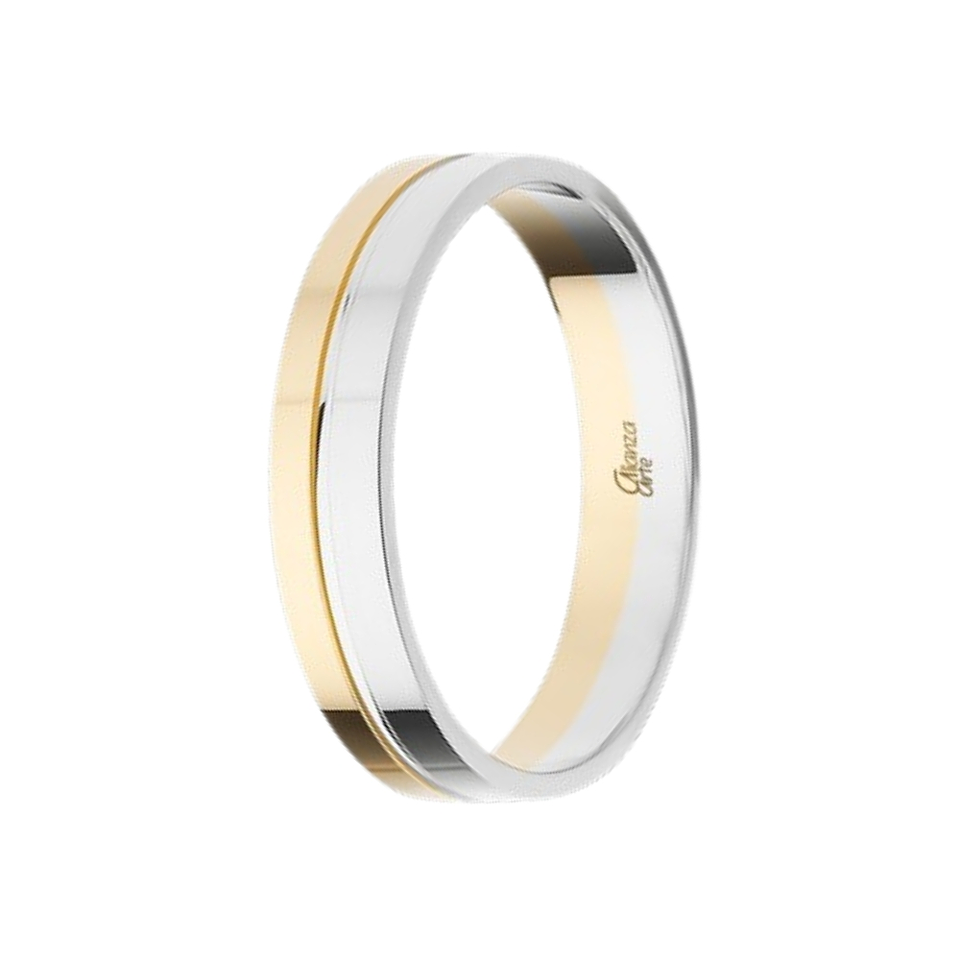 Alianza combinada Oro 4 mm 4