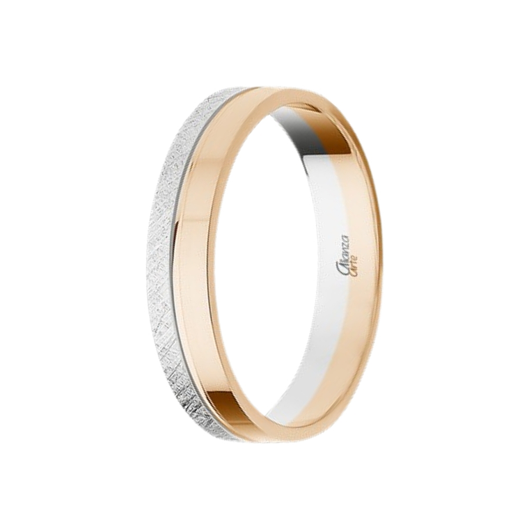 Alianza combinada Oro 4 mm 5