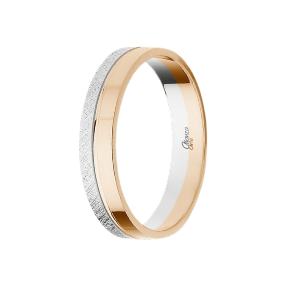 Alianza combinada Oro 4 mm 5