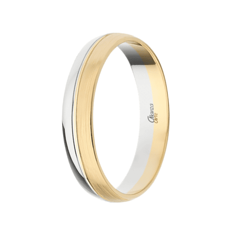 Alianza combinada Oro 4 mm