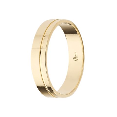 Alianza de Oro amarillo 4.5 mm