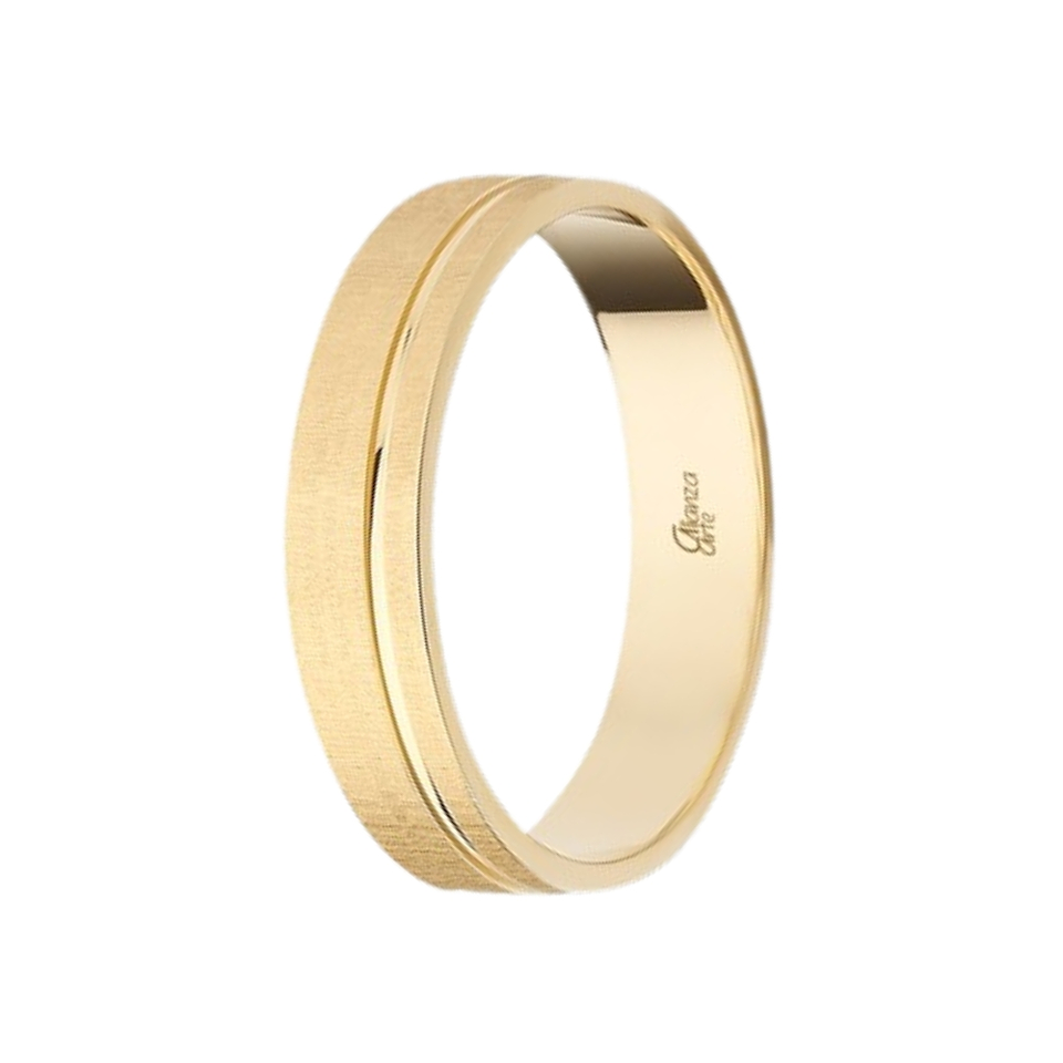 Alianza de Oro amarillo 4.5 mm 7