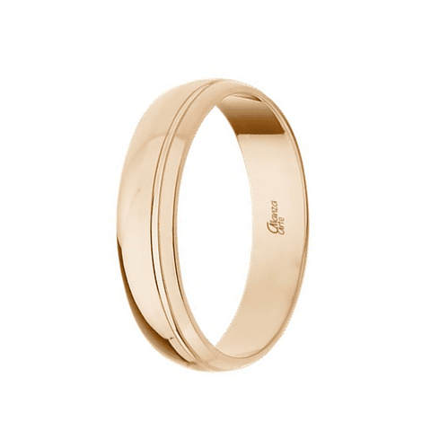 Alianza Oro rosa 4.5 mm