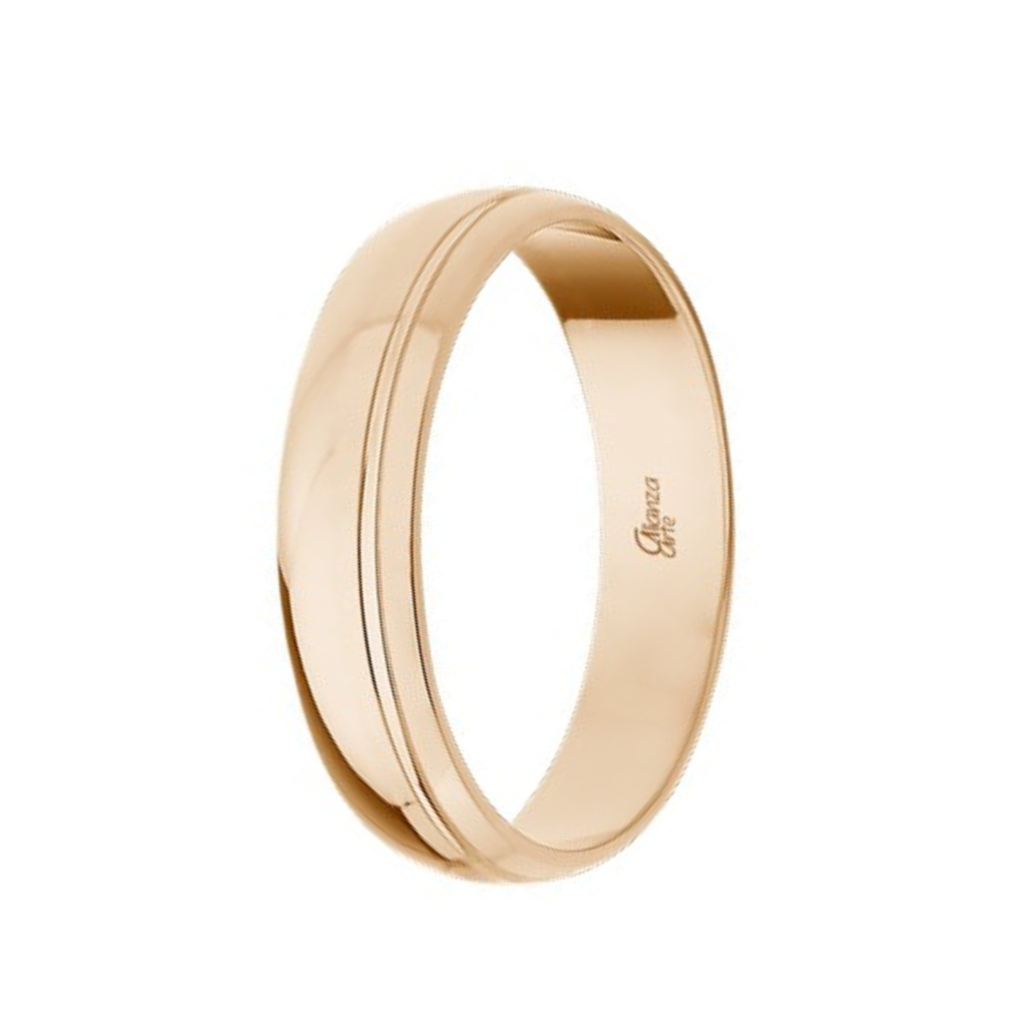 Alianza Oro rosa 4.5 mm 1