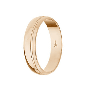 Alianza Oro rosa 4.5 mm