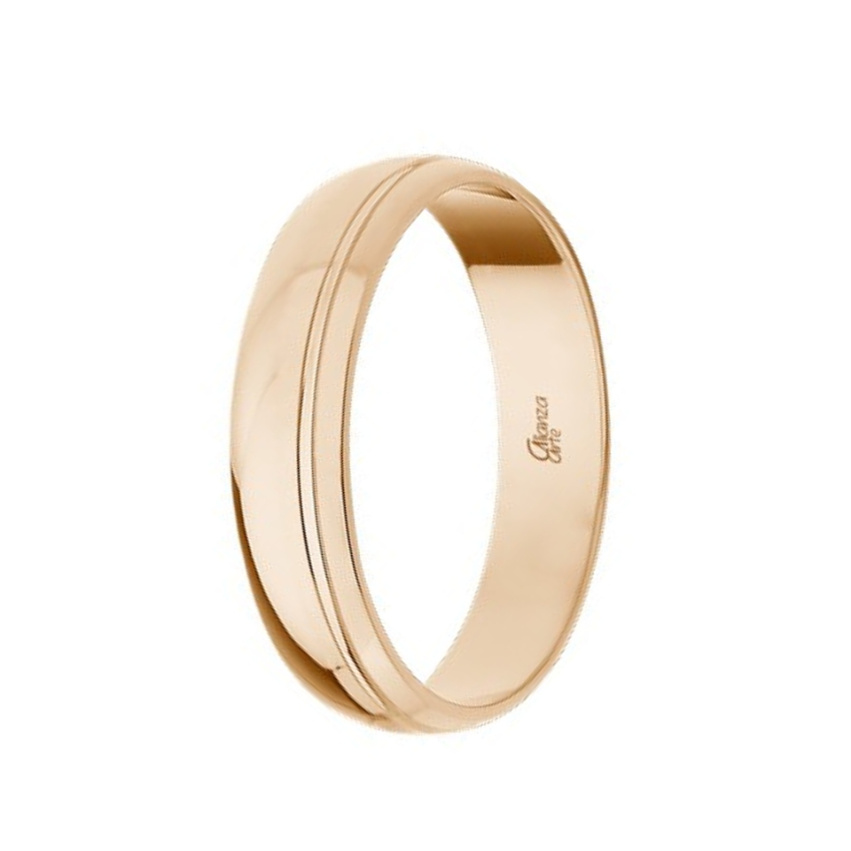 Alianza Oro rosa 4.5 mm 1