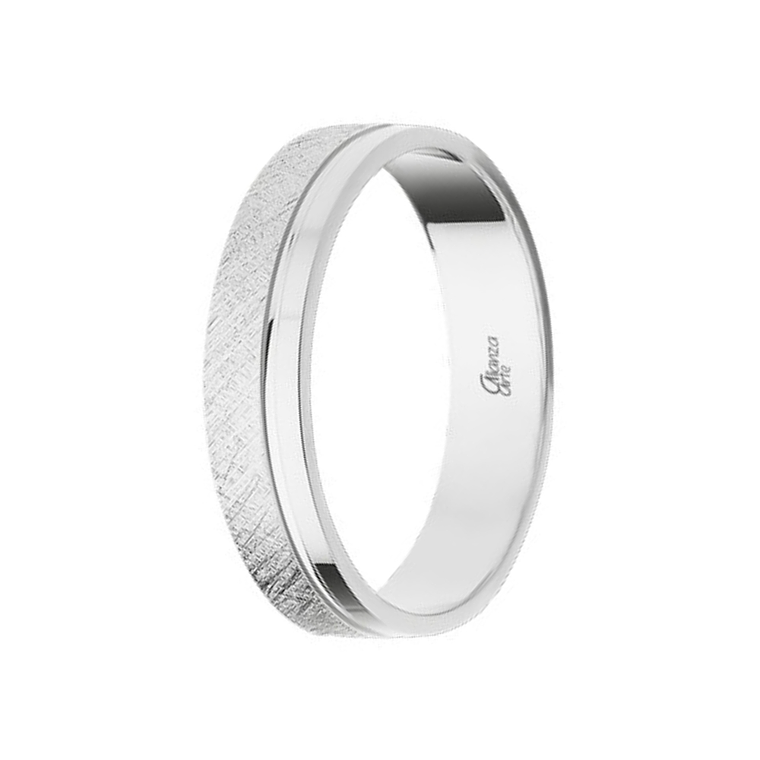 Alianza Oro blanco 4.5 mm 1