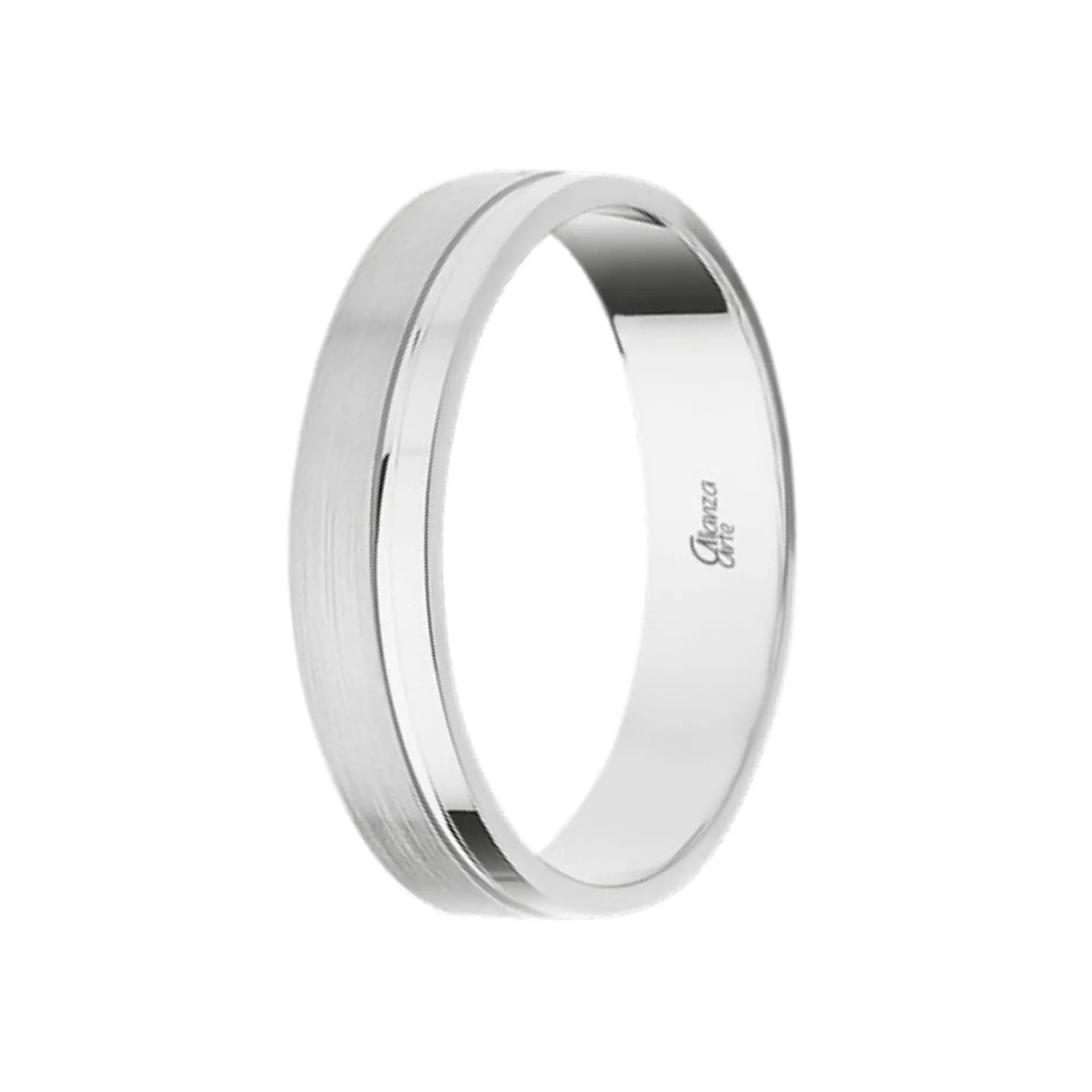 Alianza Oro blanco 4.5 mm 4