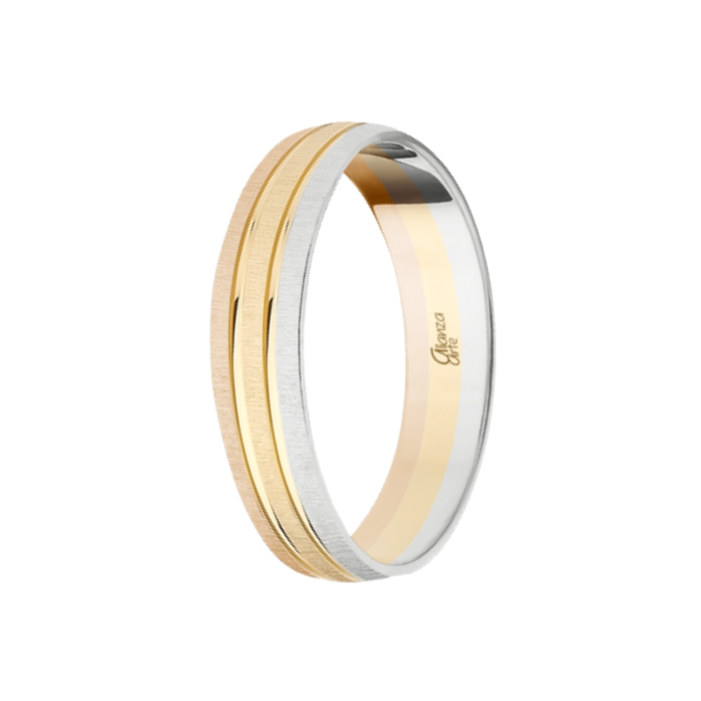 Alianza combinada Oro 4.5 mm 6