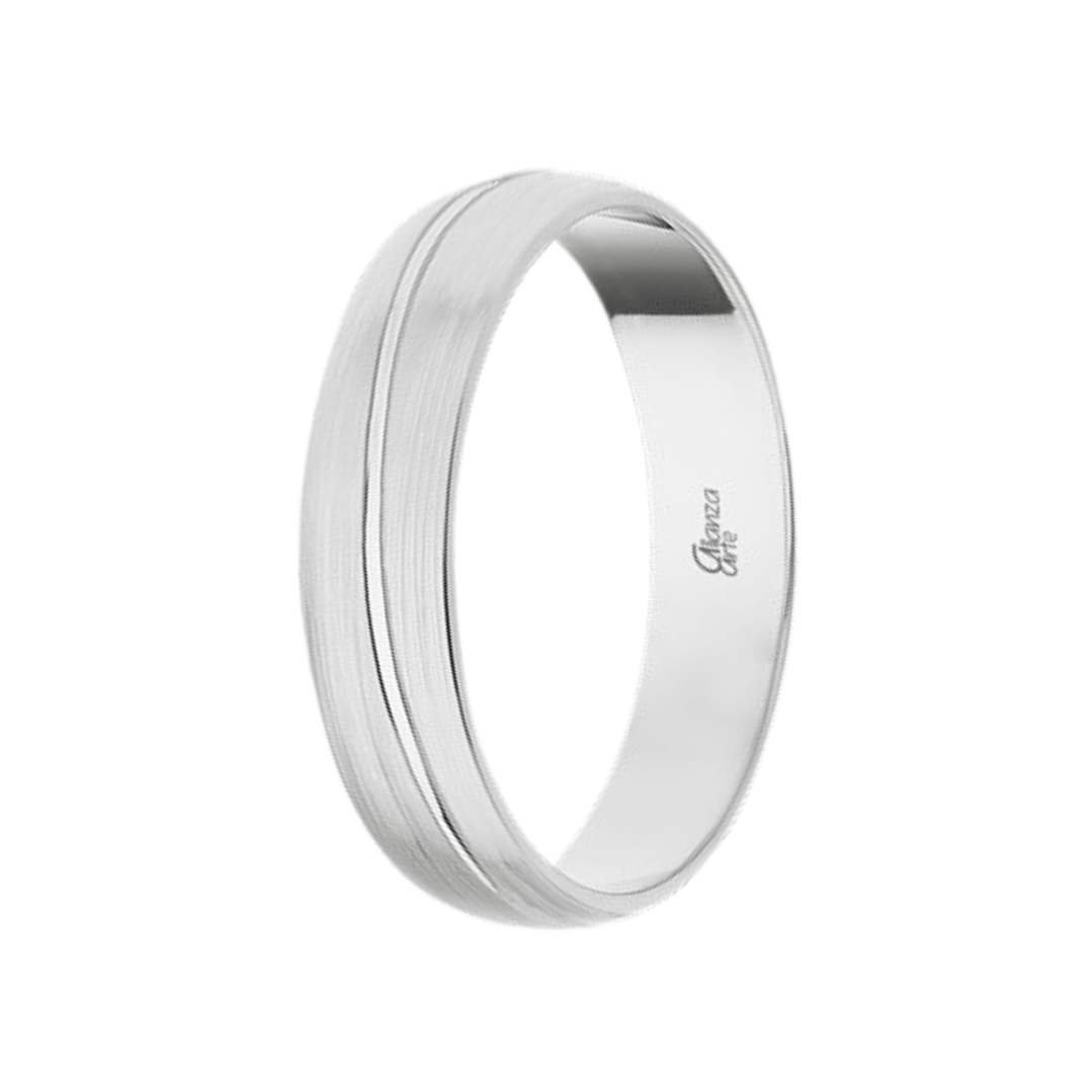 Alianza Oro blanco 4.5 mm 1