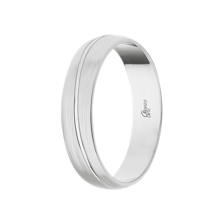 Alianza Oro blanco 4.5 mm 1