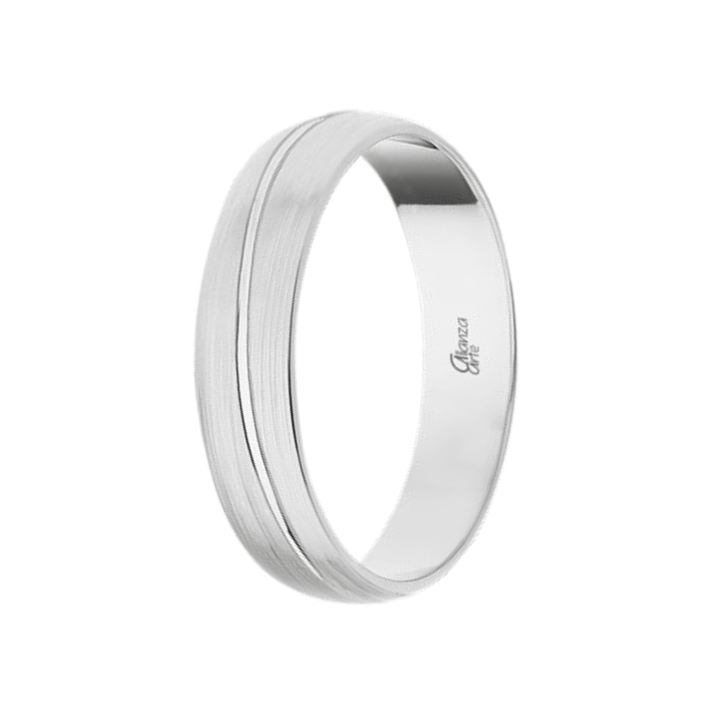 Alianza Oro blanco 4.5 mm 1