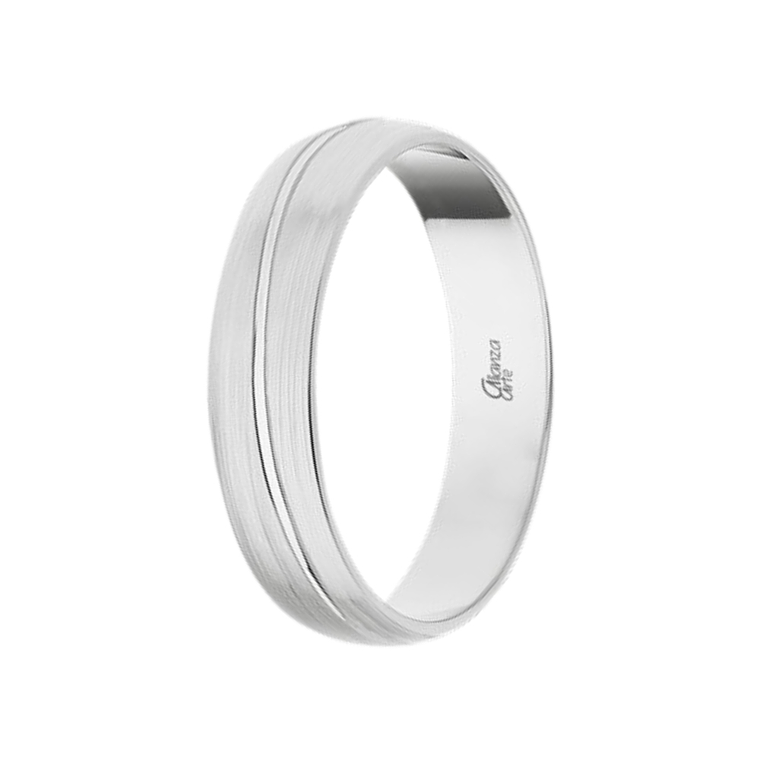 Alianza Oro blanco 4.5 mm 1