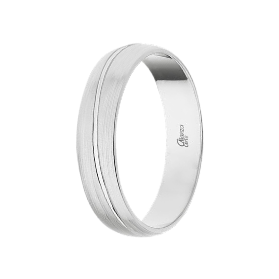 Alianza Oro blanco 4.5 mm 1