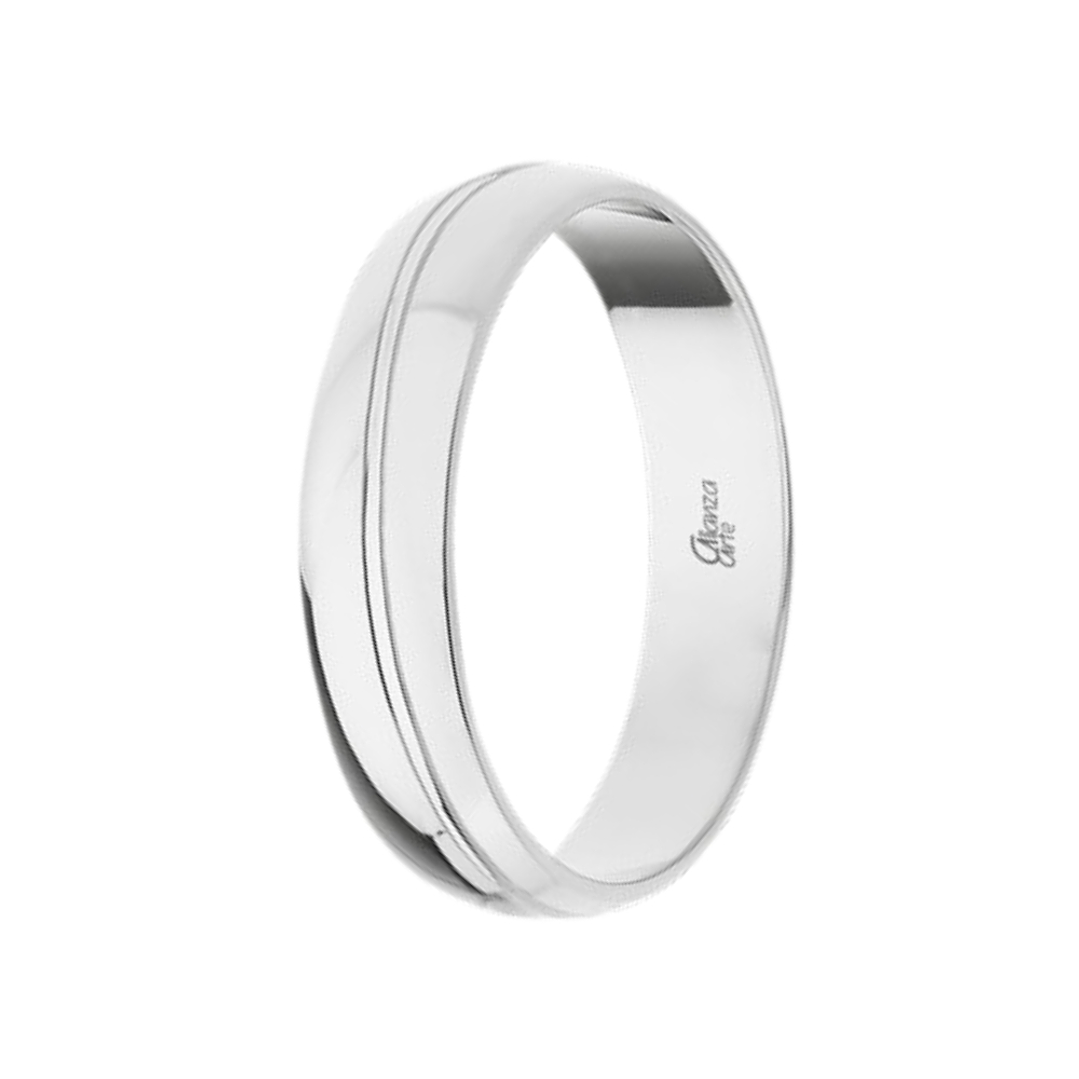 Alianza Oro blanco 4.5 mm 3