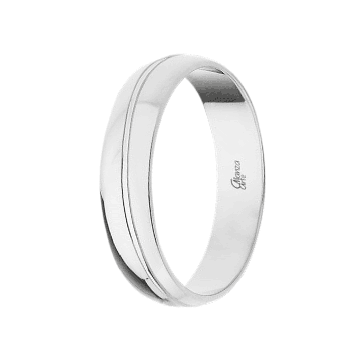 Alianza Oro blanco 4.5 mm 3