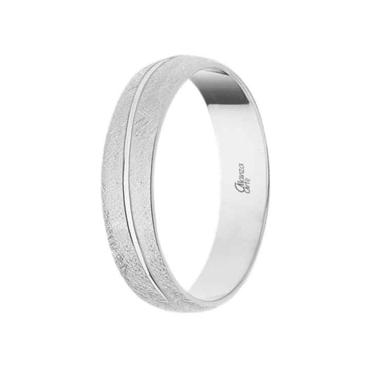 Alianza Oro blanco 4.5 mm 4