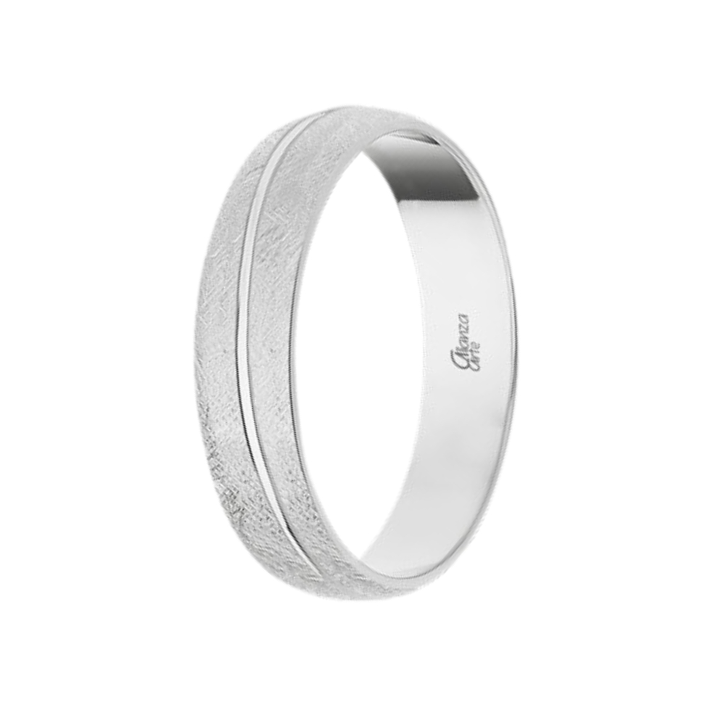 Alianza Oro blanco 4.5 mm 4