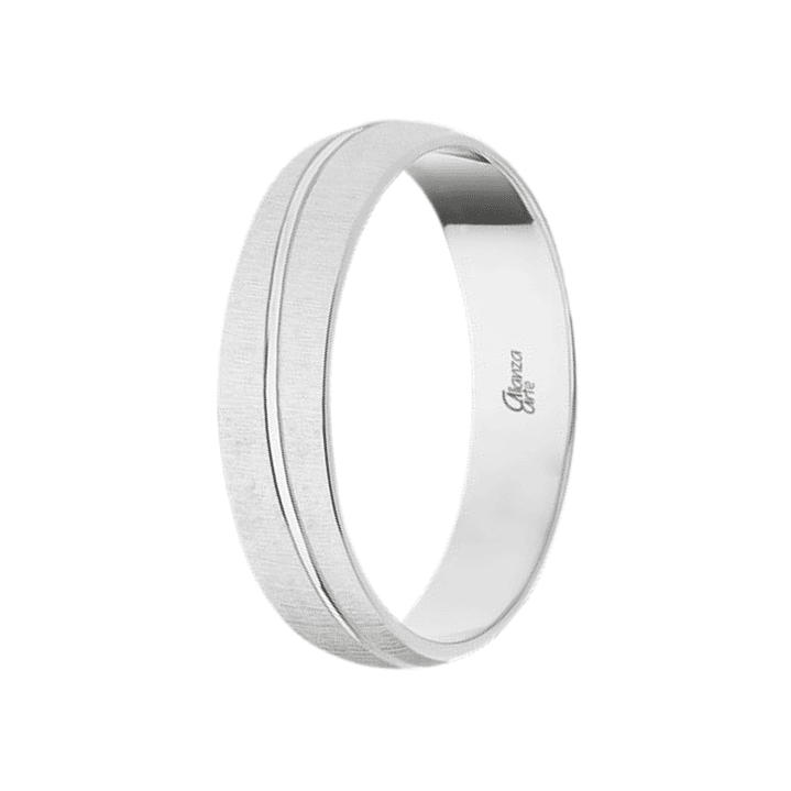 Alianza Oro blanco 4.5 mm 7