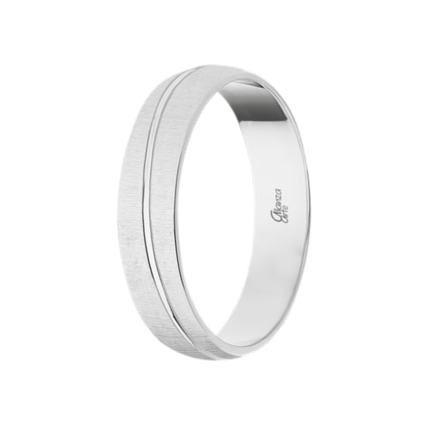 Alianza Oro blanco 4.5 mm 7