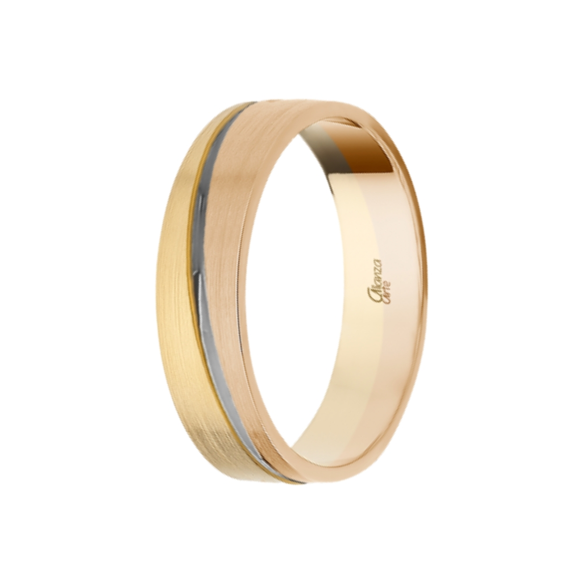 Alianza combinada Oro 5.0 mm 5