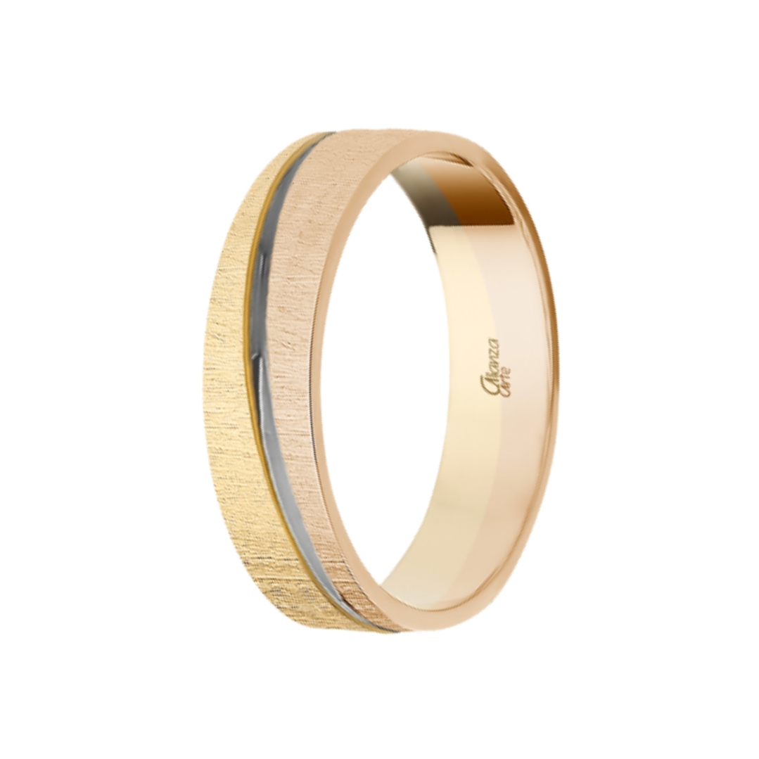 Alianza combinada Oro 5.0 mm 6