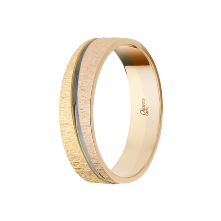 Alianza combinada Oro 5.0 mm 6