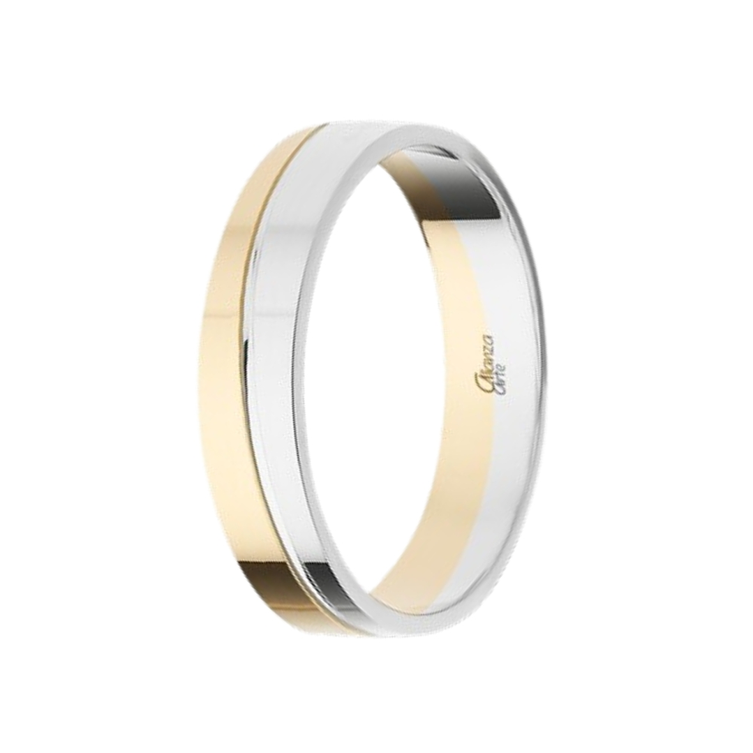 Alianza combinada Oro 4.5 mm 3