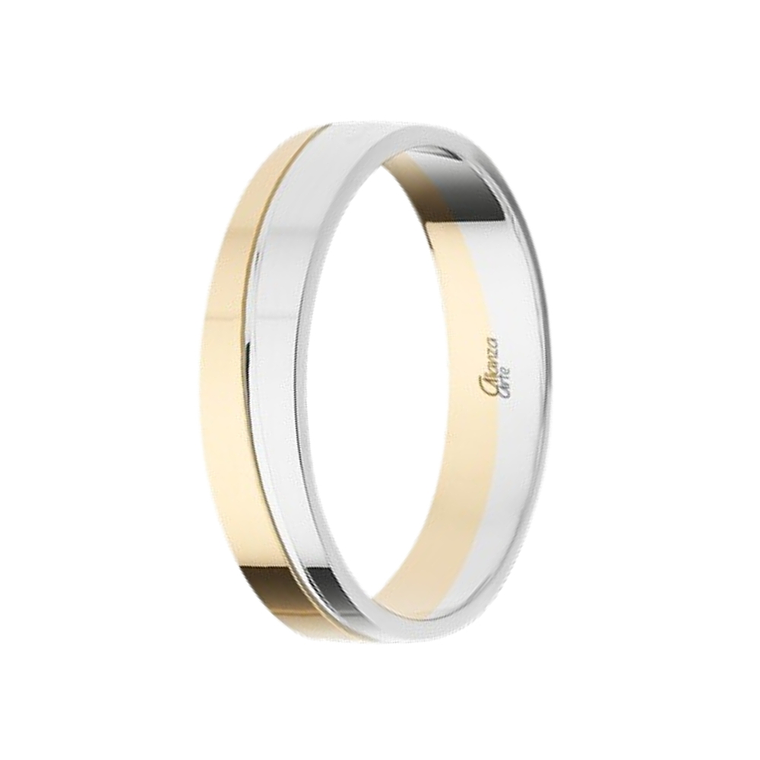 Alianza combinada Oro 4.5 mm 3