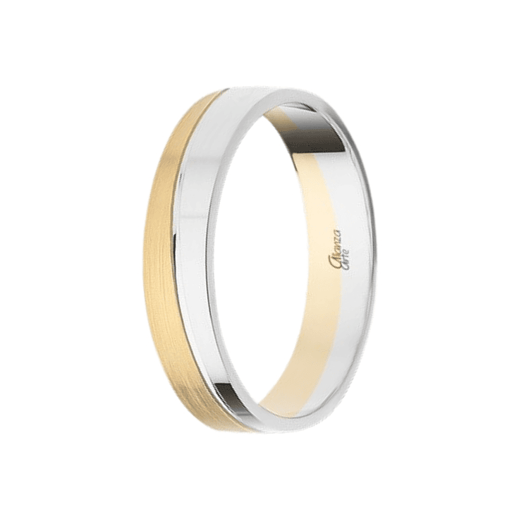 Alianza combinada Oro 4.5 mm 5