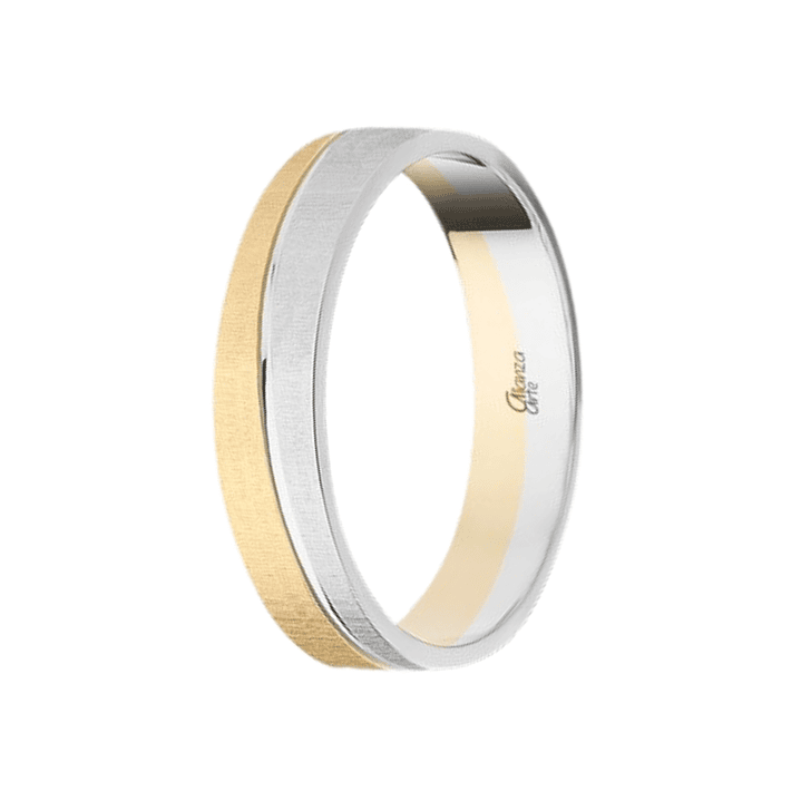 Alianza combinada Oro 4.5 mm 8