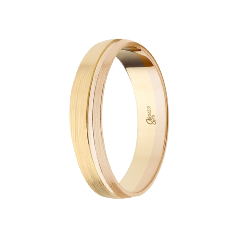 Alianza combinada Oro 4.5 mm 6