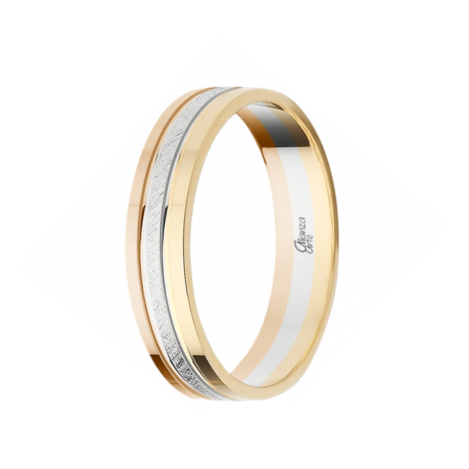 Alianza combinada Oro 4.5 mm 1