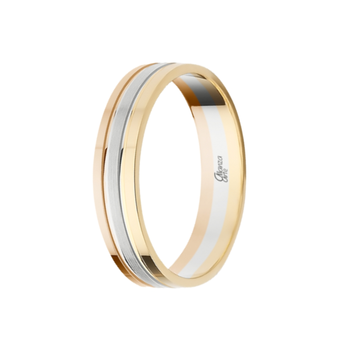 Alianza combinada Oro 4.5 mm 3