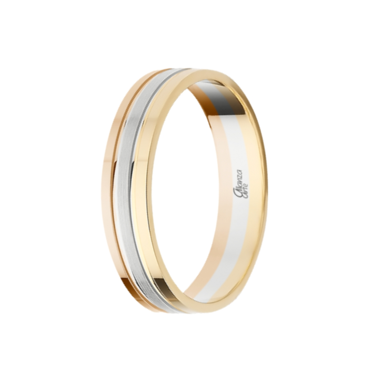 Alianza combinada Oro 4.5 mm 3