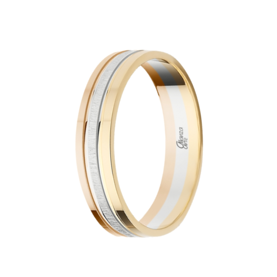 Alianza combinada Oro 4.5 mm 4