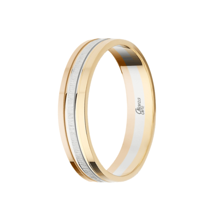 Alianza combinada Oro 4.5 mm 4