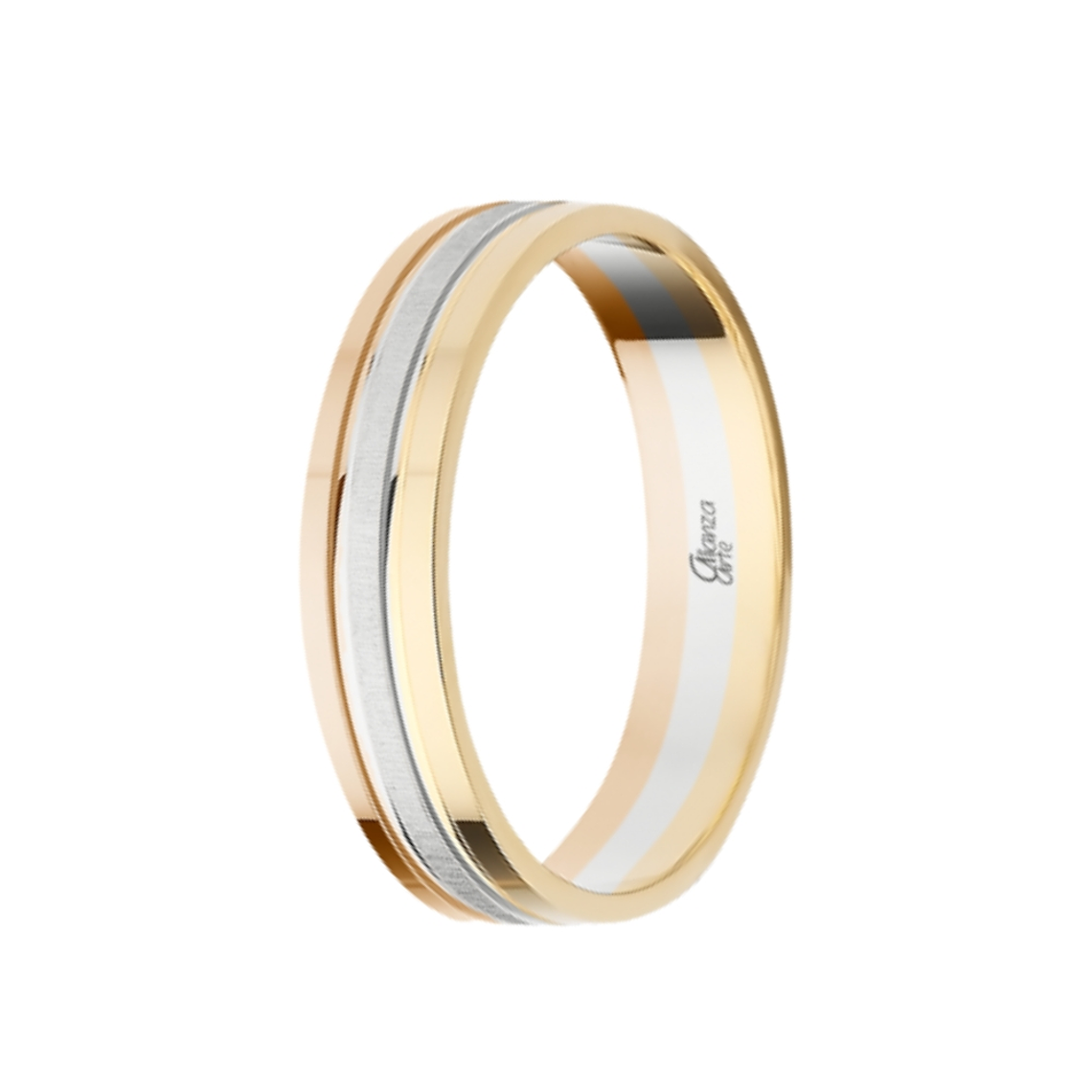 Alianza combinada Oro 4.5 mm 5