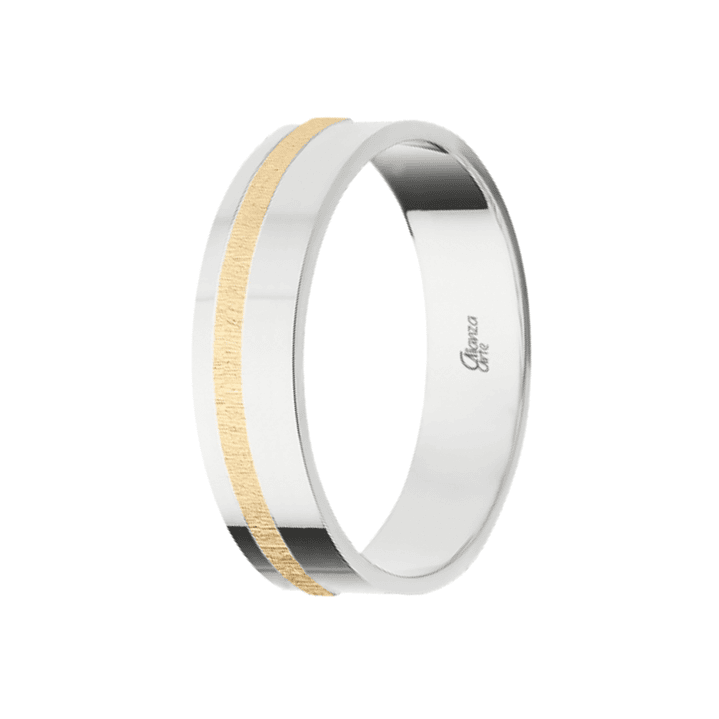 Alianza combinada Oro 5 mm 2