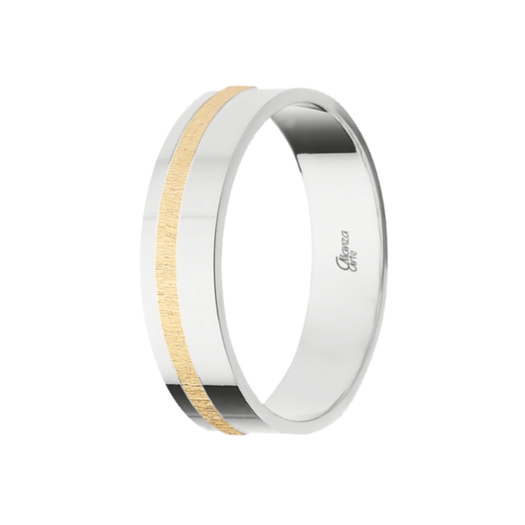 Alianza combinada Oro 5 mm 2