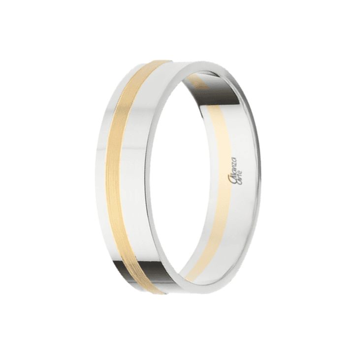 Alianza combinada Oro 5 mm 6