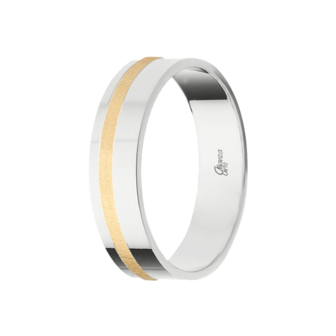 Alianza combinada Oro 5 mm 7