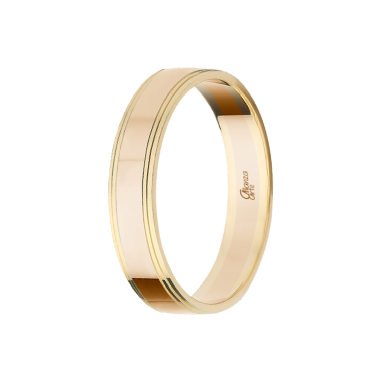 Alianza combinada Oro 4 mm 4