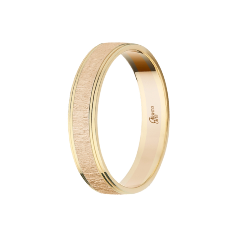 Alianza combinada Oro 4 mm 6